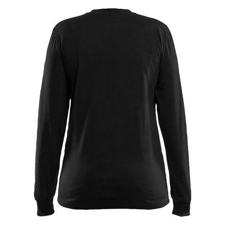 Blaklader 3467 Women’ Flame Resistant T Shirt Long Sleeves Black Back