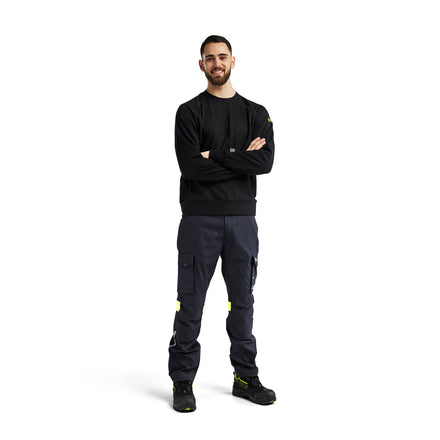 Blaklader 3477 Flame Resistant Sweater Black Model
