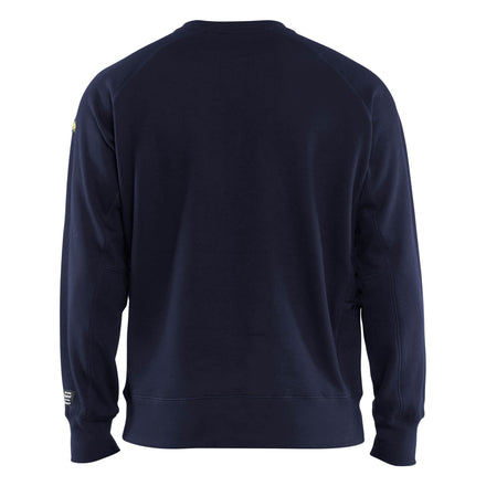 Blaklader 3477 Flame Resistant Sweater Navy Blue Back