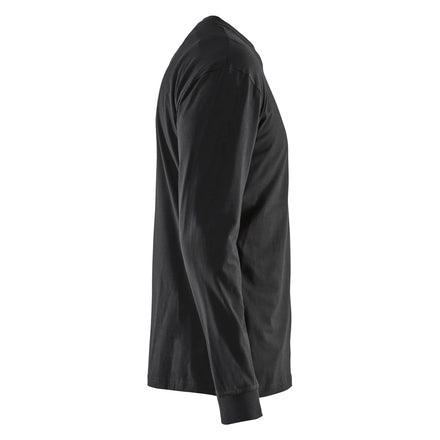 Blaklader 3483 Flame Resistant Long Sleeve T Shirt Black Right