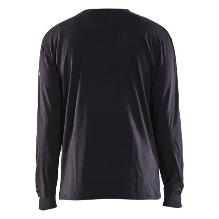 Blaklader 3483 Flame Resistant Long Sleeve T Shirt Navy Blue Back