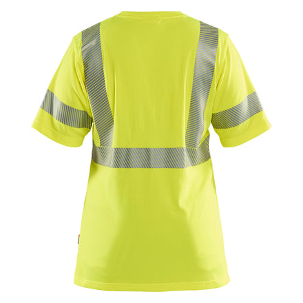 Blaklader 3502 Womens Hi Vis T Shirt Hi Vis Yellow Back