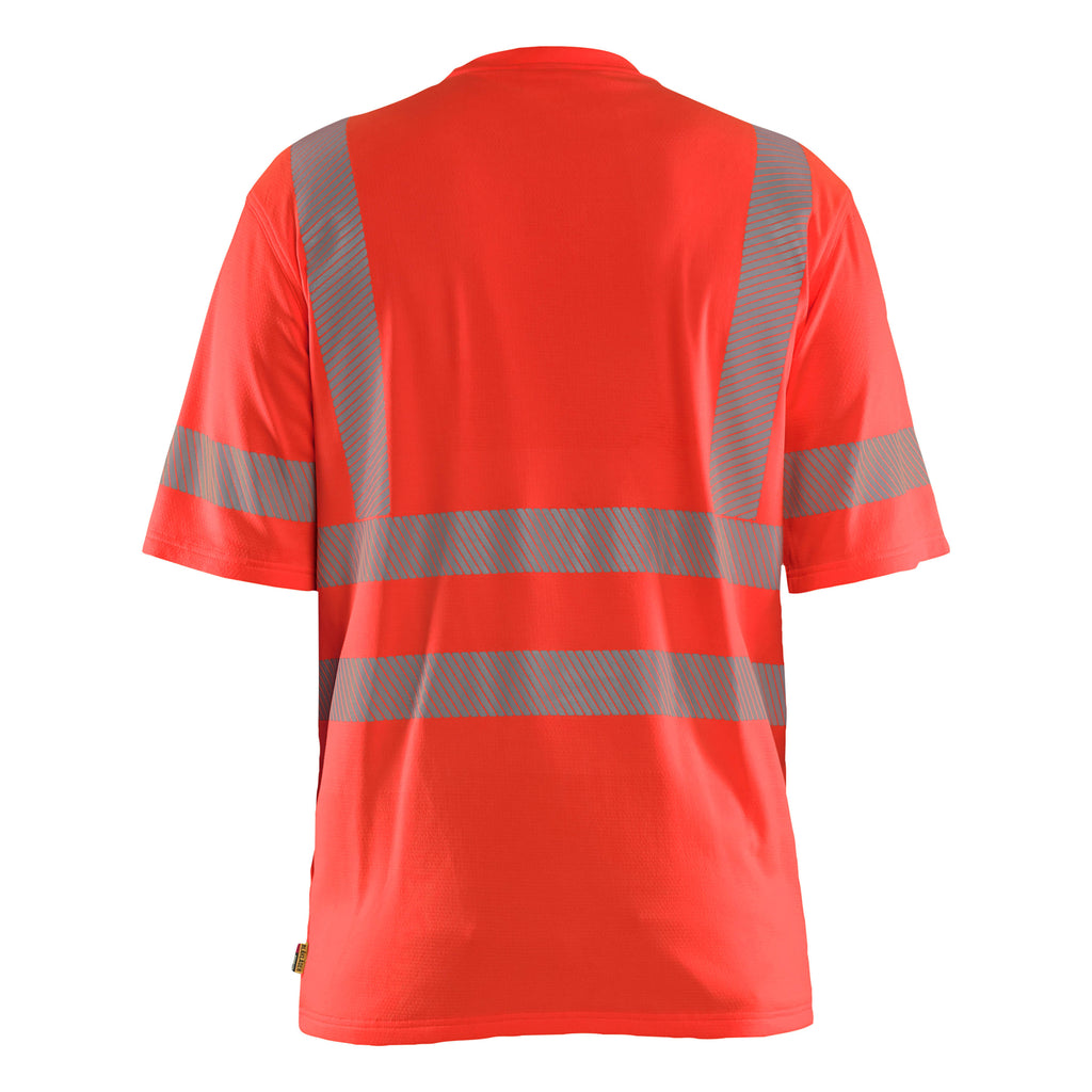 Blaklader 3522 Hi Vis T Shirt Hi Vis Red Back