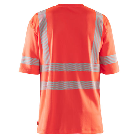 Blaklader 3522 Hi Vis T Shirt Hi Vis Red Back
