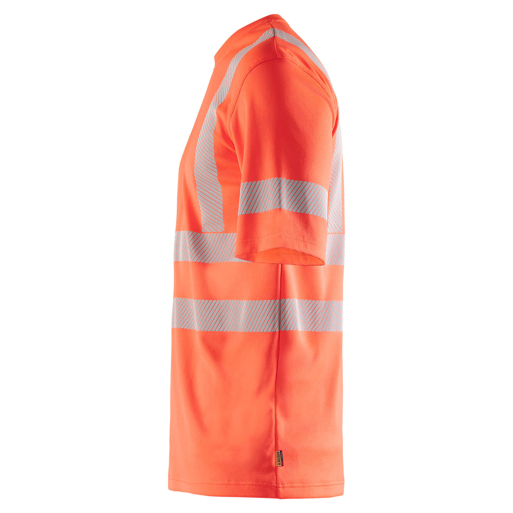 Blaklader 3522 Hi Vis T Shirt Hi Vis Red Left