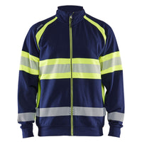 Blaklader 3551 Hi Vis Sweater Navy Blue Hi Vis Yellow Main