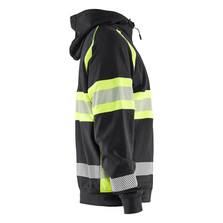 Blaklader 3552 Hi Vis Hoodie Black Hi Vis Yellow Right