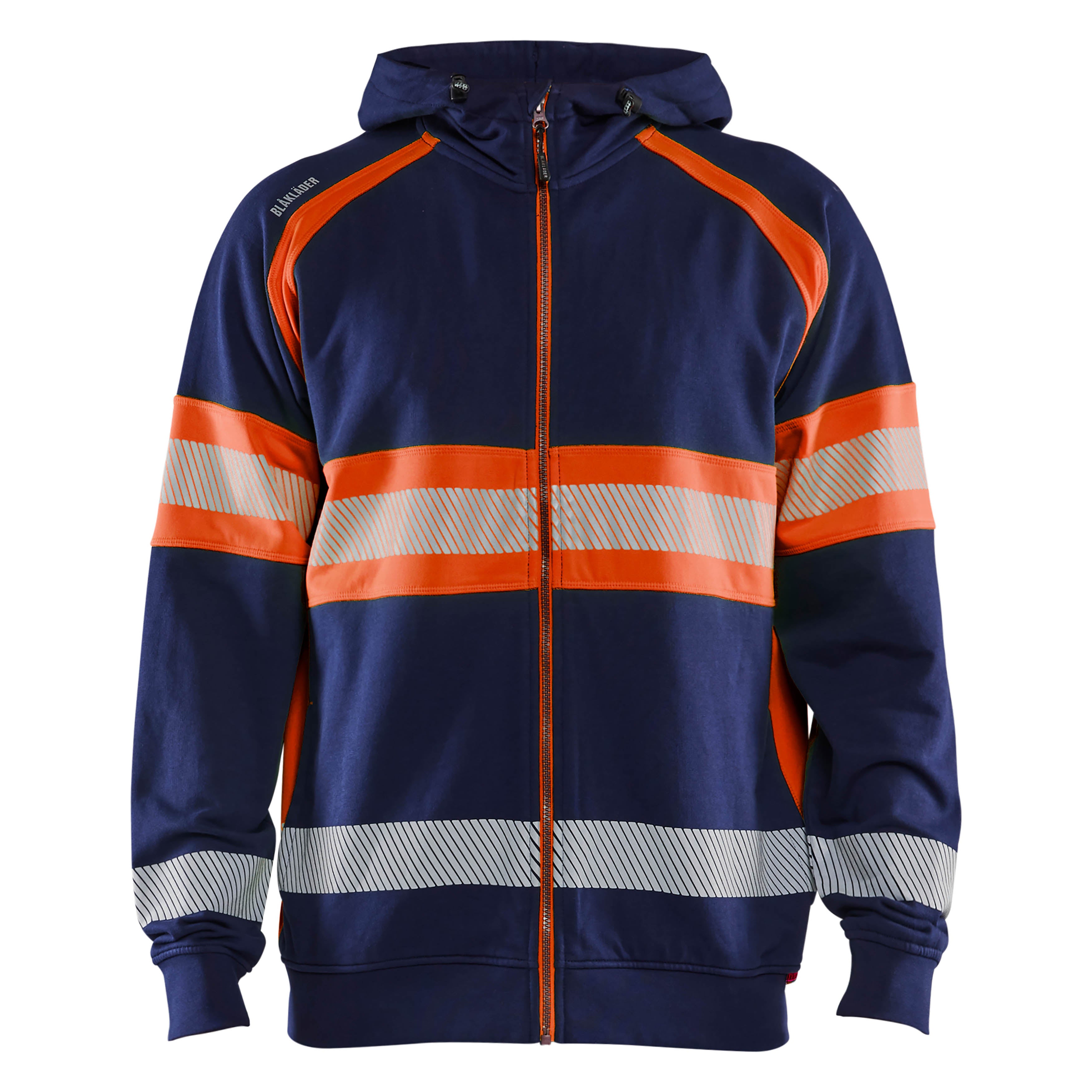 Taped Hi Vis Stretchy Fleece Hoodie - BK6815T - Bisley Workwear
