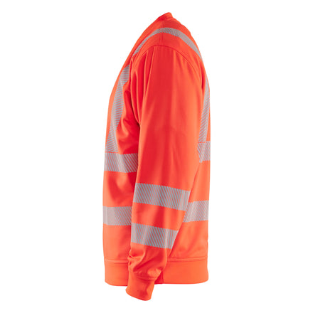 Blaklader 3562 Hi Vis Sweatshirt Hi Vis Red Left