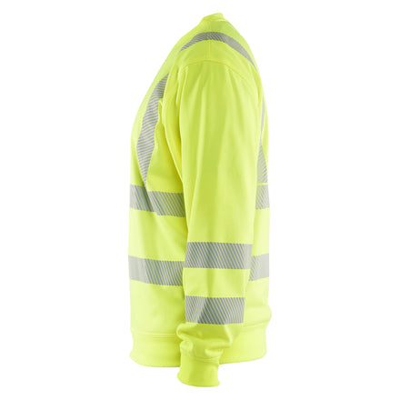 Blaklader 3562 Hi Vis Sweatshirt Hi Vis Yellow Left