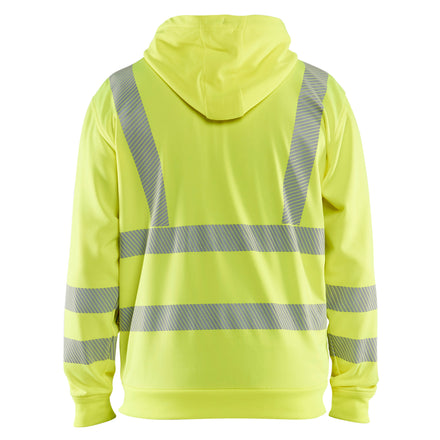 Blaklader 3565 Hi Vis Hoodie Full Zip Hi Vis Yellow Back
