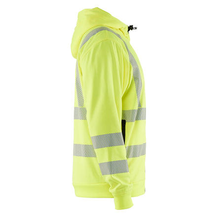 Blaklader 3565 Hi Vis Hoodie Full Zip Hi Vis Yellow Right