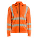 Blaklader 3573 Hi Vis Sweatshirt Detachable Hood Hi Vis Orange Navy Blue Main