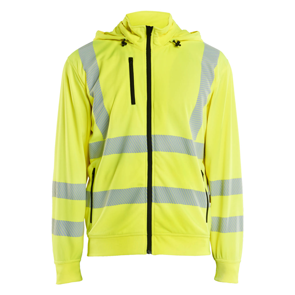 Blaklader 3573 Hi Vis Sweatshirt Detachable Hood Hi Vis Yellow Main