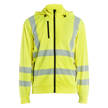 Blaklader 3573 Hi Vis Sweatshirt Detachable Hood Hi Vis Yellow Main