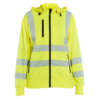 Blaklader 3574 Womens Hi Vis Sweatshirt Detachable Hood Hi Vis Yellow Main