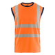 Blaklader 3575 Hi Vis Tank Top Hi Vis Orange Navy Blue Main