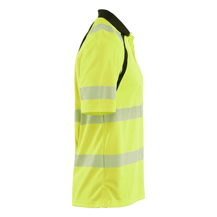 Blaklader 3595 Hi Vis Uv Protected Polo Shirt Hi Vis Yellow Black Right