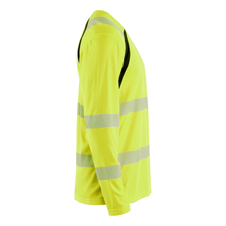 Blaklader 3599 Hi Vis Uv Protected Long Sleeved T Shirt Hi Vis Yellow Black Right