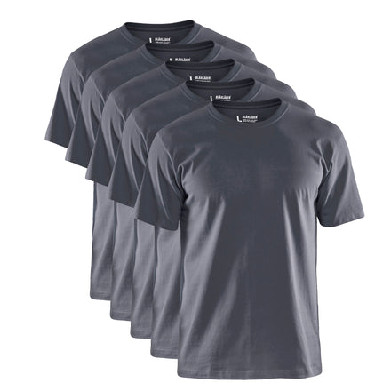 Blaklader 3625 Grey T-Shirt Multipack (5-Pack)