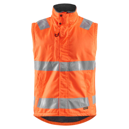 Blaklader 3870 Hi Vis Waistcoat Hi Vis Orange Navy Blue Main
