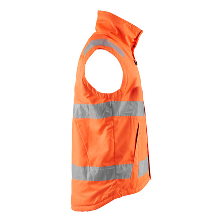 Blaklader 3870 Hi Vis Waistcoat Hi Vis Orange Navy Blue Right
