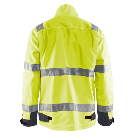 Blaklader 4064 Hi Vis Jacket Hi Vis Yellow Grey Back