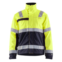 Blaklader 4069 Multinorm Winter Jacket Hi Vis Yellow Navy Blue Main
