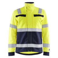 Blaklader 4087 Multinorm Jacket Hi Vis Yellow Navy Blue Main