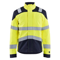 Blaklader 4089 Multinorm Inherent Jacket Hi Vis Yellow Navy Blue Main
