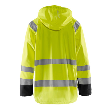Blaklader 4323 Rain Jacket Hi Vis Hi Vis Yellow Black Back
