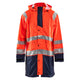 Blaklader 4324 Rain Jacket Hi Vis Hi Vis Orange Navy Blue Main
