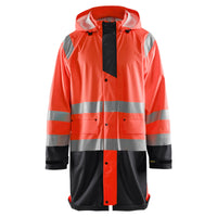 Blaklader 4324 Rain Jacket Hi Vis Hi Vis Red Black Main