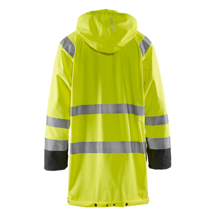 Blaklader 4324 Rain Jacket Hi Vis Hi Vis Yellow Black Back