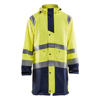Blaklader 4324 Rain Jacket Hi Vis Hi Vis Yellow Navy Blue Main