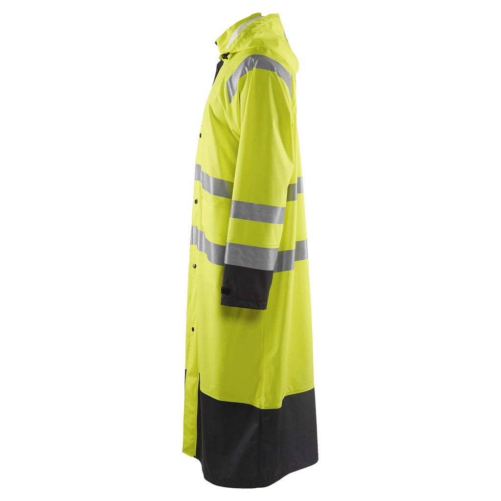 Blaklader 4325 Hi Vis Raincoat Hi Vis Yellow Black Left