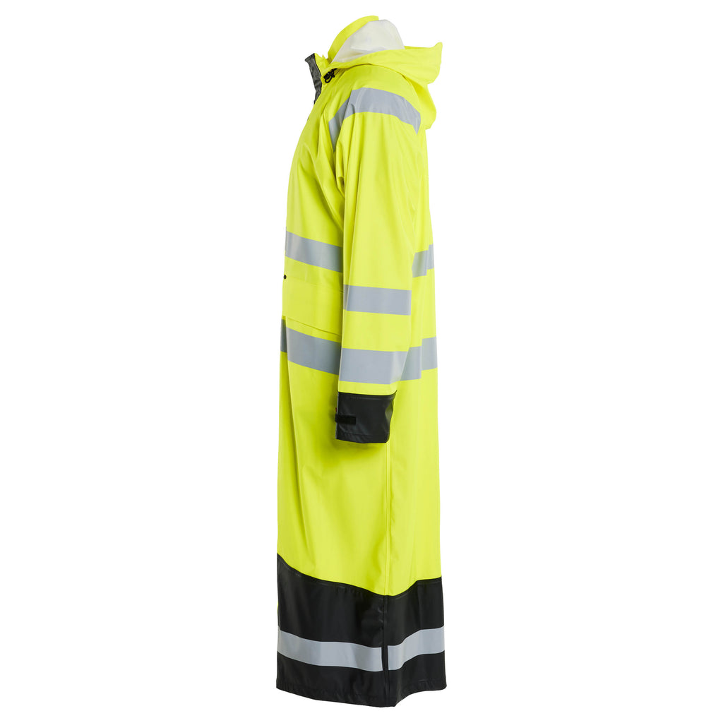 Blaklader 4325 Hi Vis Raincoat Hi Vis Yellow Black Left