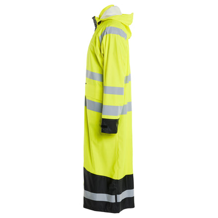 Blaklader 4325 Hi Vis Raincoat Hi Vis Yellow Black Left