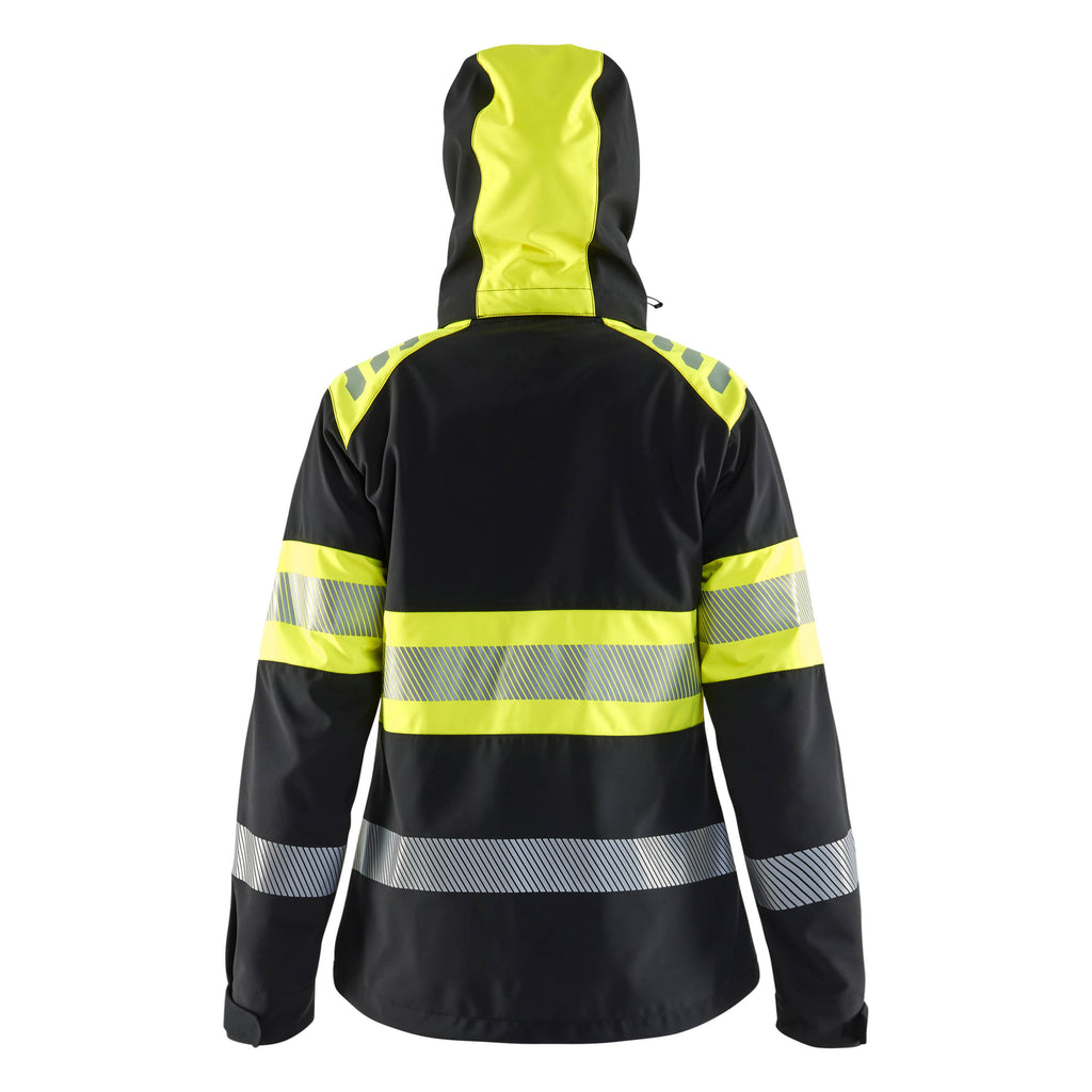 Blaklader 4404 Women’S Hi Vis Softshell Jacket Black Hi Vis Yellow Feature