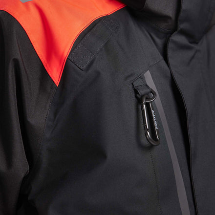 Blaklader 4420 Hi Vis Shell Jacket Black Hi Vis Red Feature 1