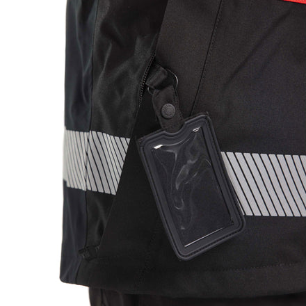 Blaklader 4420 Hi Vis Shell Jacket Black Hi Vis Red Feature 2