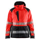 Blaklader 4436 Womens Hi Vis Shell Jacket Hi Vis Red Black Main