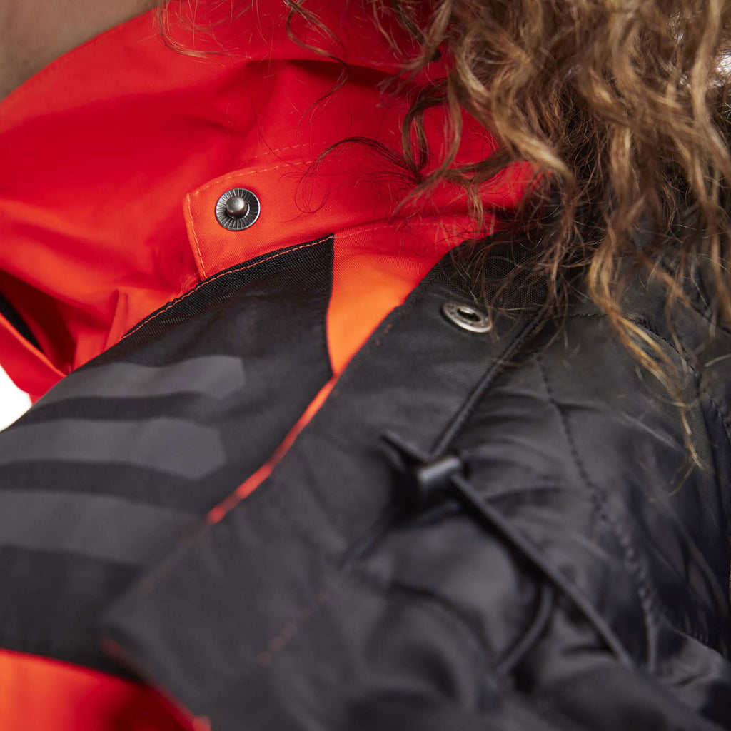Blaklader 4456 Womens Hi Vis Winter Jacket Hi Vis Red Black Feature 2