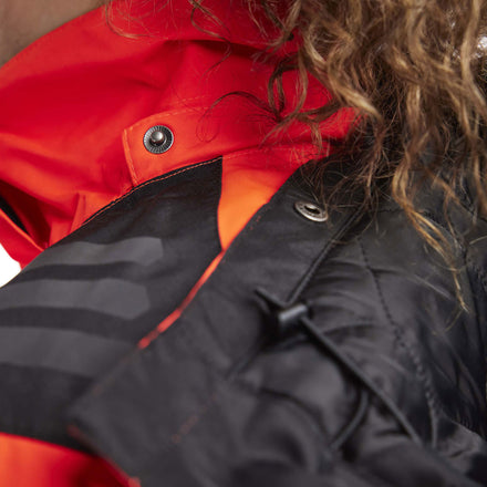 Blaklader 4456 Womens Hi Vis Winter Jacket Hi Vis Red Black Feature 2