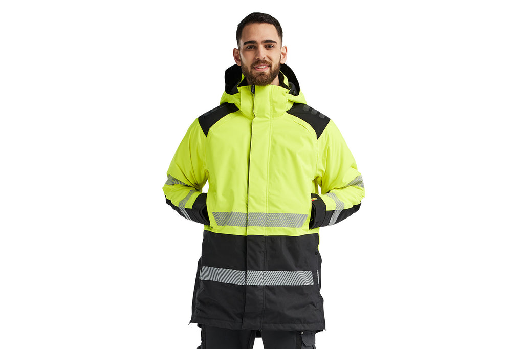 Blaklader 4457 Hi-Vis Red/Black Winter Parka