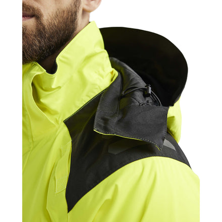 Blaklader 4457 Hi Vis Winter Parka Hi Vis Yellow Black Feature 3