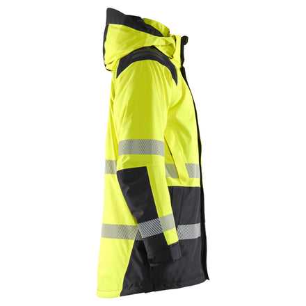 Blaklader 4457 Hi Vis Winter Parka Hi Vis Yellow Black Right