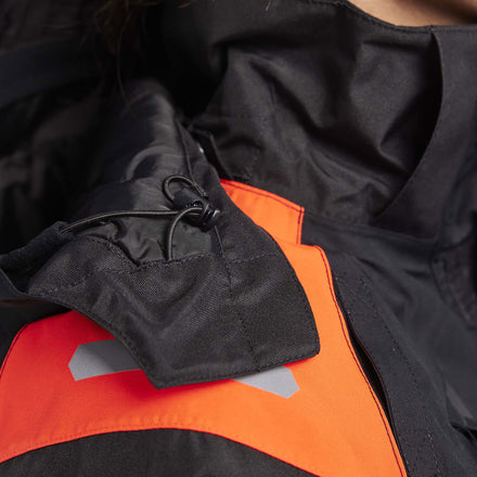 Blaklader 4470 Womens Hi Vis Winter Jacket Black Hi Vis Red Feature 2