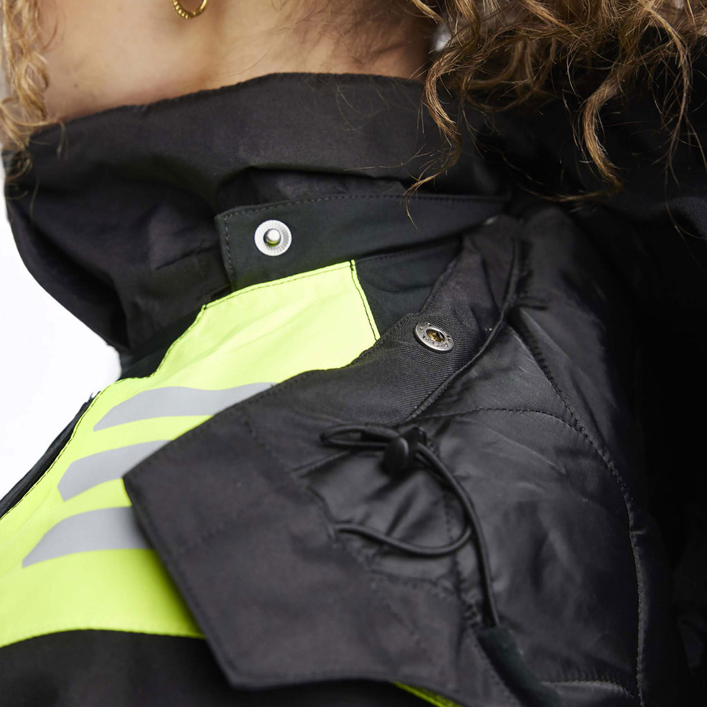 Blaklader 4470 Womens Hi Vis Winter Jacket Black Hi Vis Yellow Feature 3