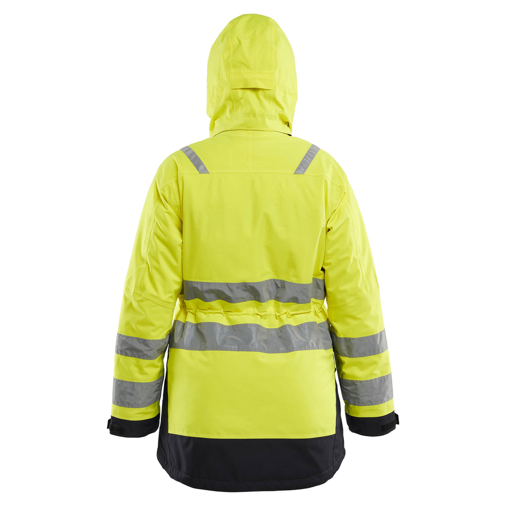 Blaklader 4472 Womens Hi Vis Winter Parka Hi Vis Yellow Black Feature